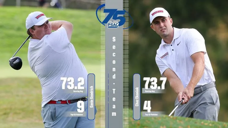 Ekoniak, Goodrich earn All-PSAC honors