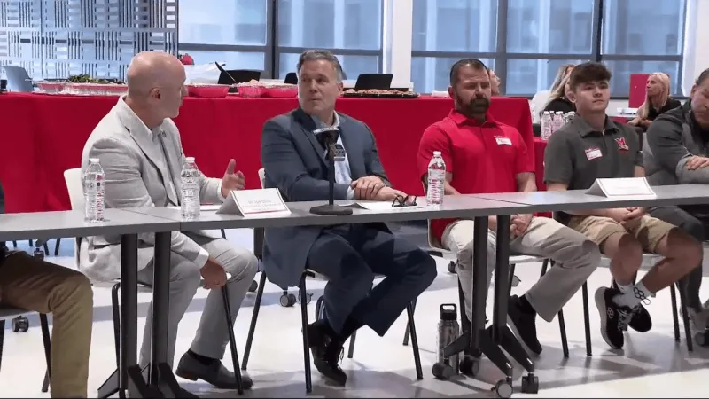 Senator Dave McCormick participates in education roundtable at Bishop McCort
