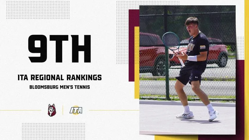 Men's Tennis Ranked Ninth in Final ITA Regional Rankings