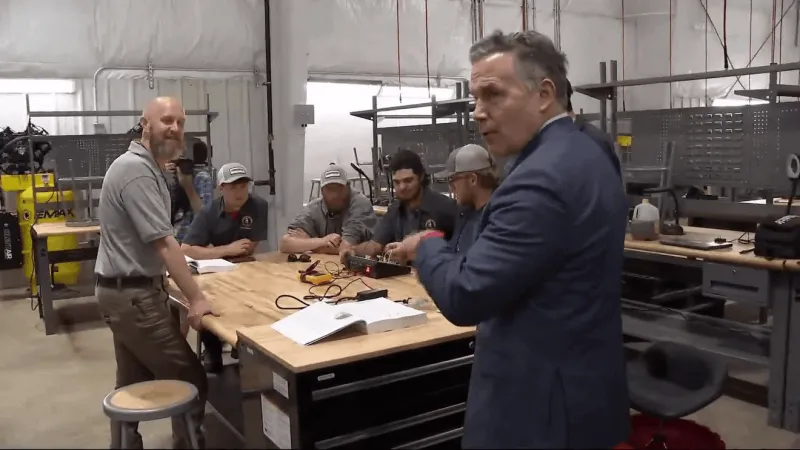 Senator Dave McCormick visits Johnstown, discusses PA's role in business and manufacturing