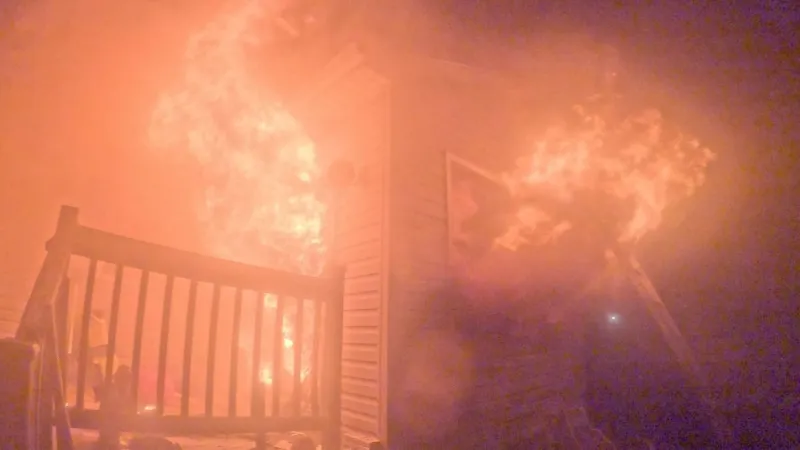 Crews respond to house fire in Wrightsville