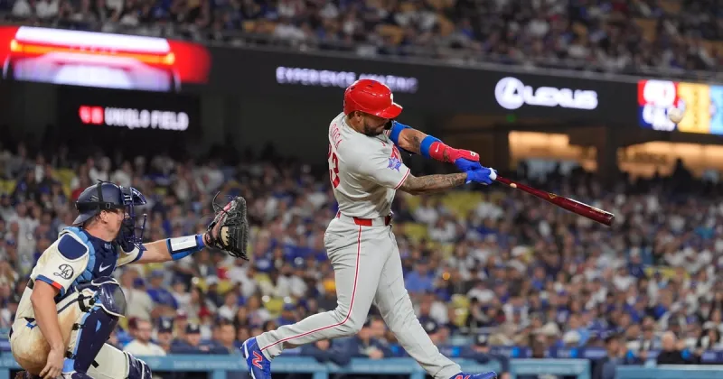 Phillies rally past the Dodgers 4-3 on Edmundo Sosa's homer in 8th