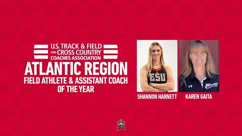 Harnett, Gaita Earn USTFCCCA Atlantic Region Honors
