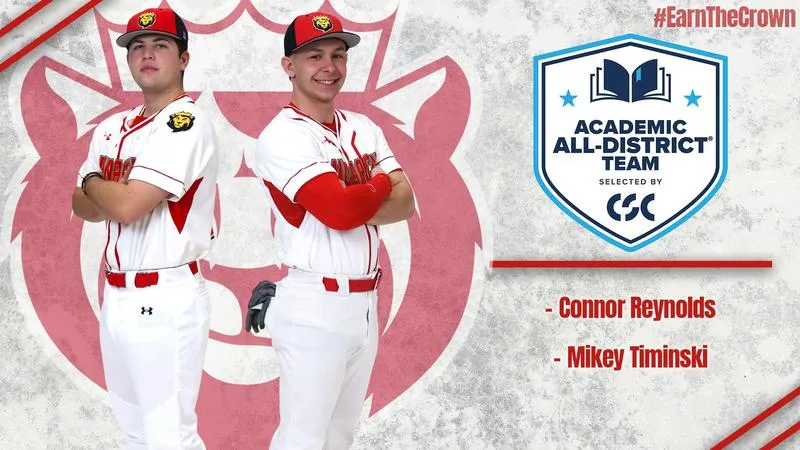 Reynolds, Timinski Named to CSC Academic All-District Team