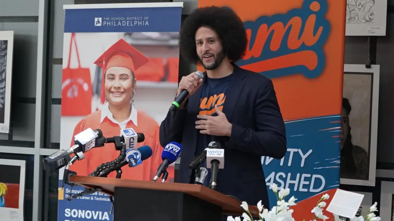 Colin Kaepernick sparks Philly students' creative storytelling with AI