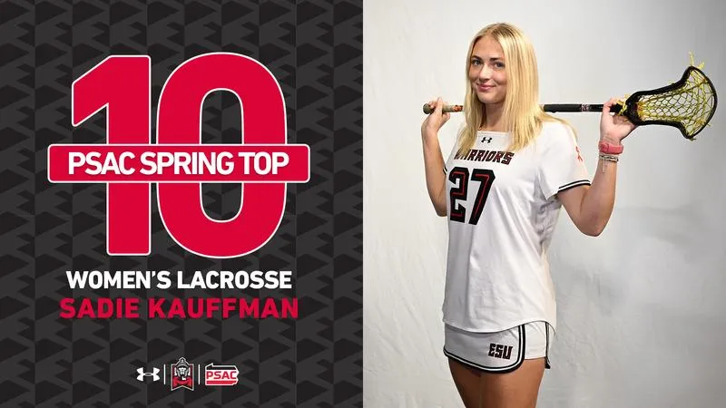 Kauffman Caps Sophomore Season With PSAC Spring Top 10 Award