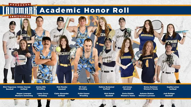 85 Warriors earn Landmark Conference Academic Honor Roll accolades
