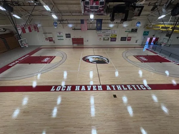 Unveiling fresh court design at Thomas Fieldhouse