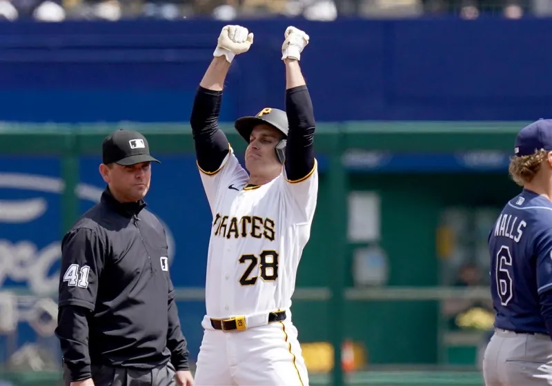 Once a 29-year-old rookie, Jake Mangum now 'a really valuable guy' during first Pirates season