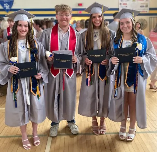 Knights, Eagles soar together at ceremonies