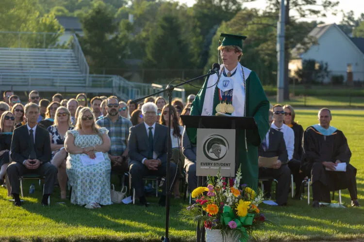 Hughesville graduates urged to persevere through difficulties