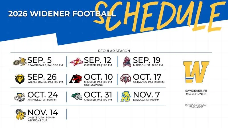 Football Announces 2026 Schedule
