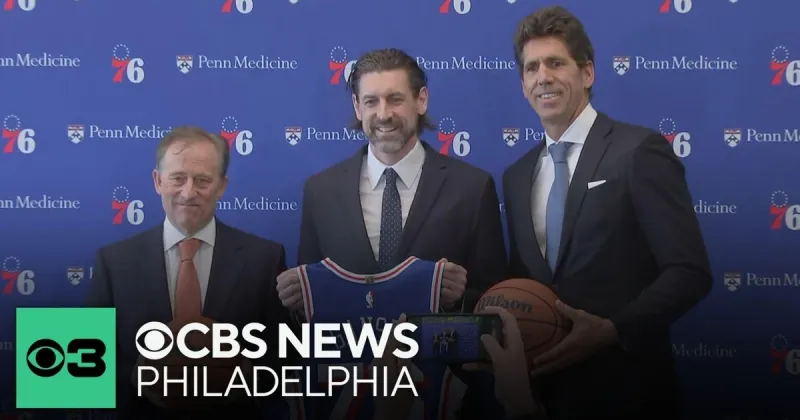 Sixers introduce Mike Gansey as new president of basketball operations