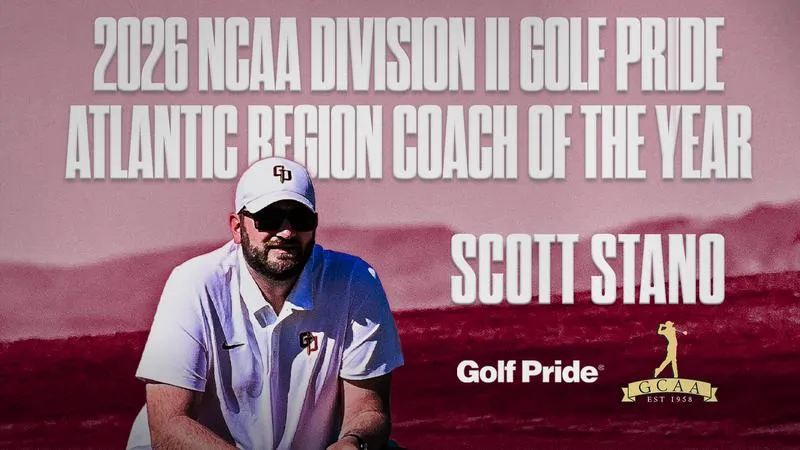 Stano Named Golf Pride Grips Division II Atlantic Region Coach of the Year