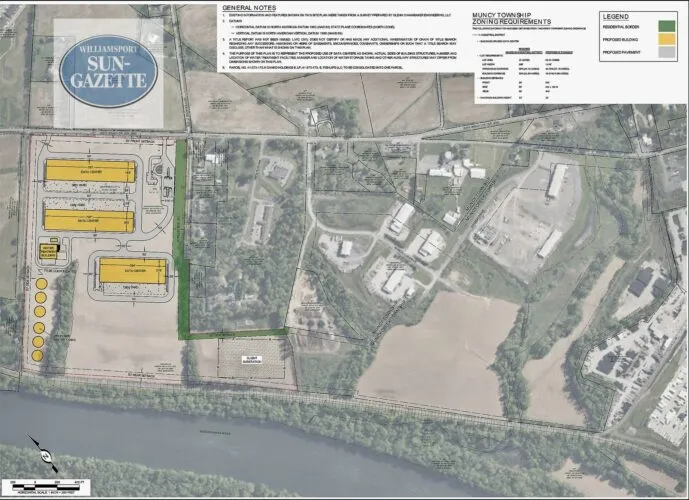 Site plan offers details on data center proposal