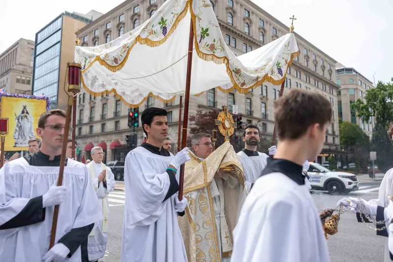 In Washington, National Eucharistic Pilgrimage includes national blessing, downtown procession
