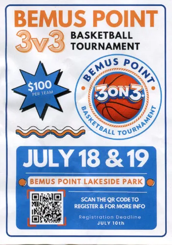 Bemus Point 3-On-3 scheduled for July 18-19
