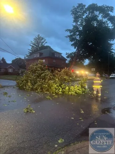 Storms tear through area, tornado warning issued for Lycoming County