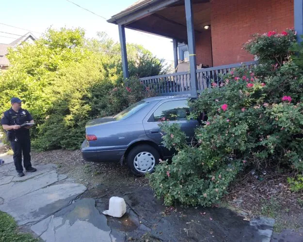 Crash sends driver to UPMC