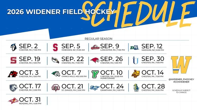 Field Hockey Releases 2026 Schedule