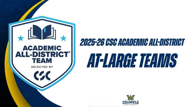 Twelve Student-Athletes Named to 2025-26 CSC Academic All-District At-Large Teams