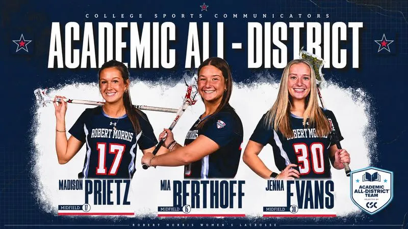 Berthoff, Prietz, and Evans Earn CSC Academic All-District Honors
