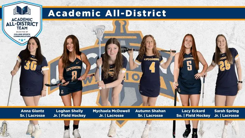 Six Warriors honored on CSC Academic All-District At-Large Team