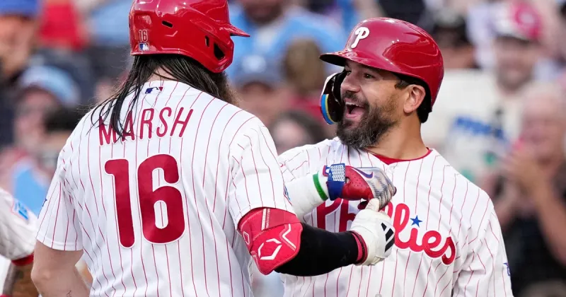 Brandon Marsh, Alec Bohm and Kyle Schwarber homer as Phillies beat Marlins behind Jess Luzardo
