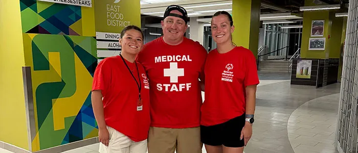 East Stroudsburg University Athletic Trainer Inspiring Future Special Olympic Volunteers
