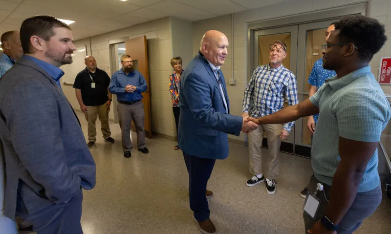 'Protect the nation's bravest': Congressman tours defense contractor in Woodward Township