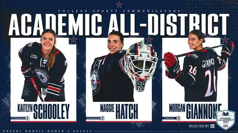 Giannone, Hatch and Schooley Earn CSC Academic All-District Honors