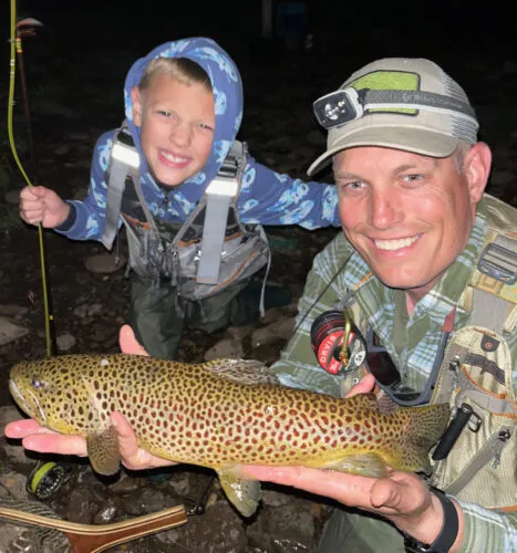 Fishing at night for monster trout is best time to do so