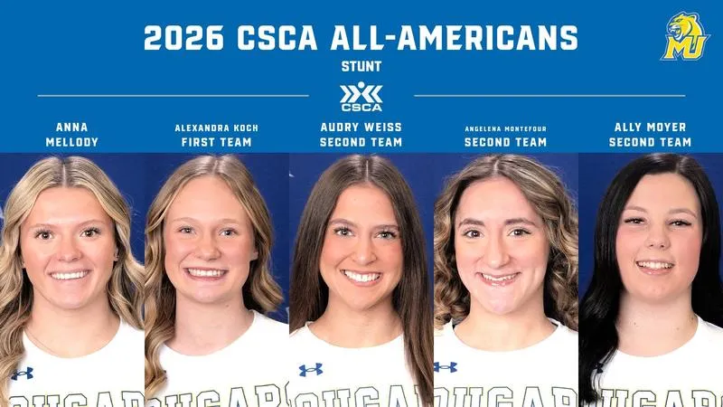 Five Cougars Named CSCA STUNT All-Americans