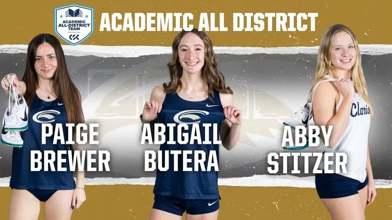 Three Named CSC Academic All-District for T&F/XC