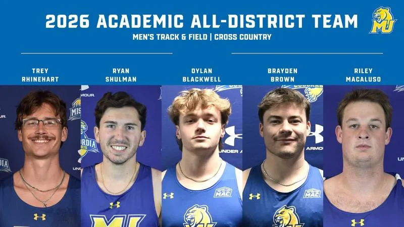 Five Cougars Named Academic All-District in Men's XC/TF