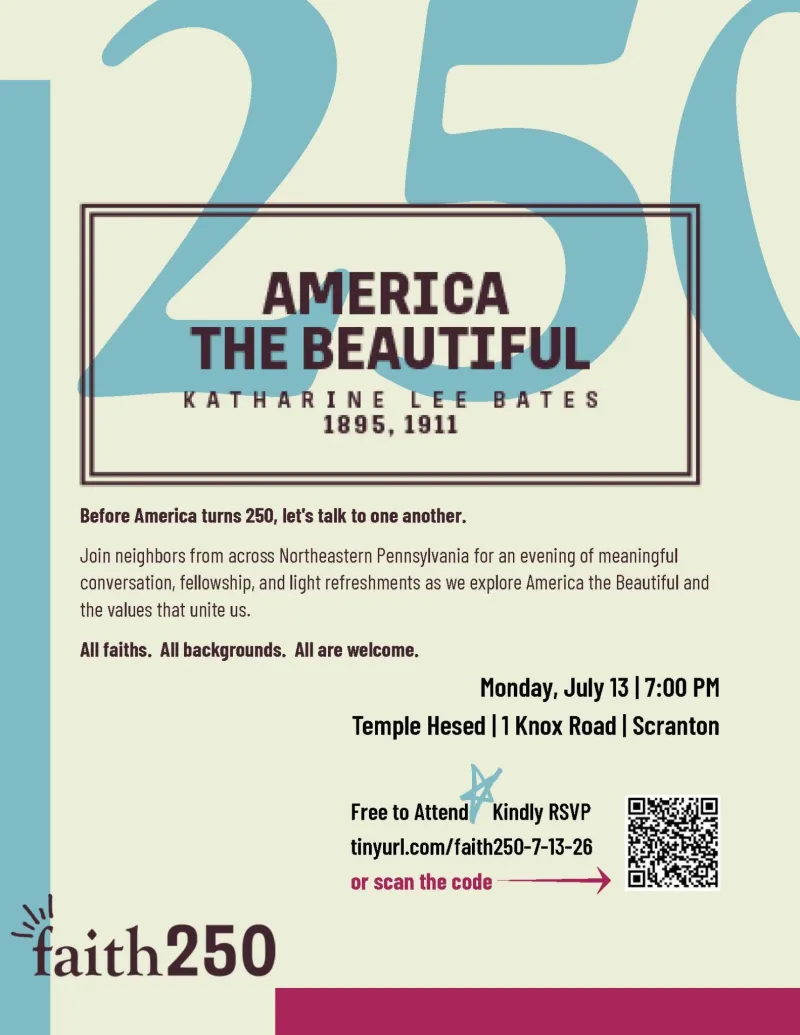 First faith250 multifaith gathering planned for July 13
