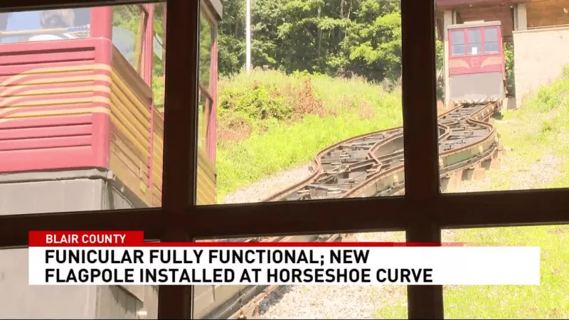 Ribbon cutting held for Funicular Incline at Horseshoe Curve
