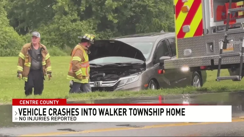 No injuries reported after SUV crashes into house in Centre Co.