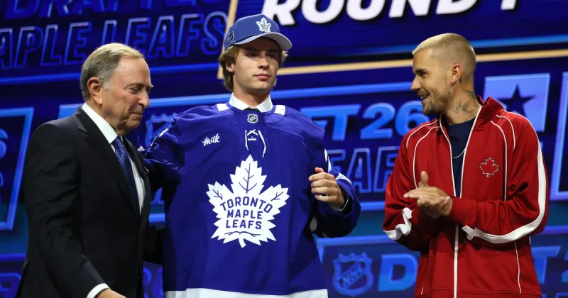 Gavin McKenna selected by Toronto Maple Leafs with No. 1 pick in NHL draft