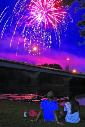 Fireworks deliver colorful bang for upcoming holiday