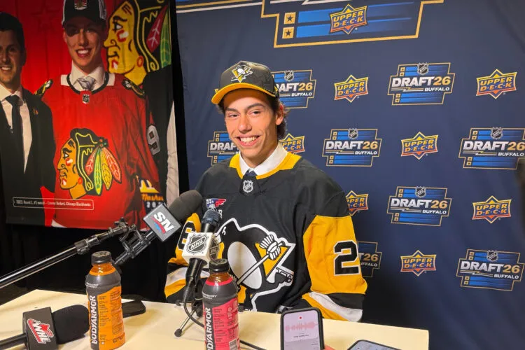Pittsburgh becomes twin city after drafting Rucks in NHL Draft