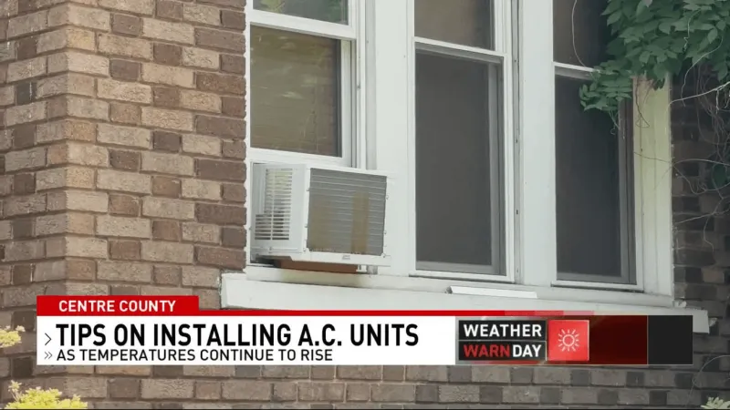 Officials warn window AC misuse amid extreme heat could spark fires
