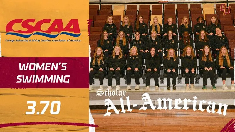 Women's Swimming Earns CSCAA Scholar All-America Team Honors