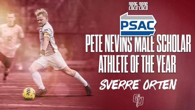 Orten Named Pete Nevins PSAC Male Scholar-Athlete of the Year