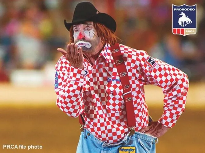 Gerry Rodeo clown has quite a resume