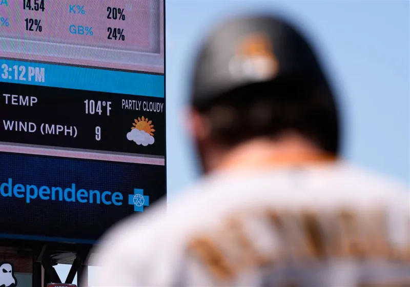 Pirates players are 'just trying to survive' during this extreme heat wave. Here's how they do it.