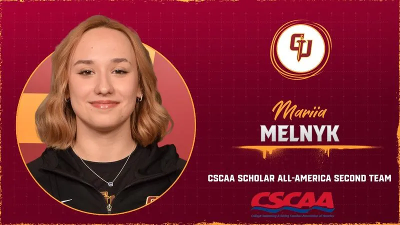 Melnyk Earns CSCAA Individual Scholar All-America Second Team Honors