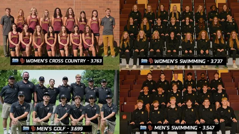 Gannon Claims Four PSAC Top Team GPA Awards