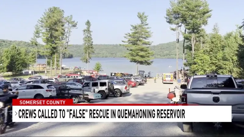 Crews called to water rescue at Quemahoning Reservoir, declared false alarm