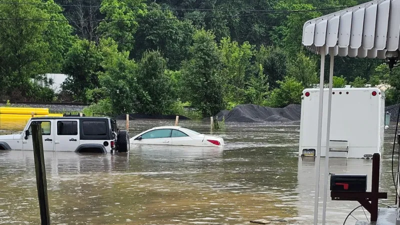 PHOTOS | Tyrone Borough hit with flash flooding Sunday afternoon